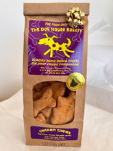 Load image into Gallery viewer, Xmas Chicken Chews - Xmas Trees and Small Bones 125gms