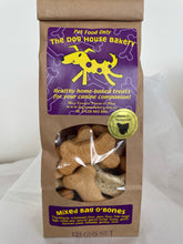 Load image into Gallery viewer, Mixed Bag O’Bones in a small bone - Four of our favourite flavours are here in one bag – Tricky Treats, Dogs Breakfast, Itchy Scratchy and Breath Busters.