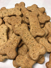 Load image into Gallery viewer, Barking Beef in a large bone - A delicious treat made from 100% Tasmanian Beef - 95% Lean meat ,parsley, and flax seeds that your dog will love. 100% Australian made product