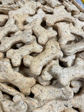 Load image into Gallery viewer, Doggy breath too much ?  Give your dog fresh breath with our mouth wash in a treat.   All natural using parsley and mint in the treat to give your dogs breath a refresh ! Ideal for small, middle and large size dogs.    There are also 300gm bags available.    Ingredients: Wholemeal and plain flour, free-range eggs, parsley and mint.  100% Australian made product made in Tasmania.