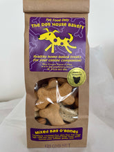 Load image into Gallery viewer, Mixed Bag O’Bones in a small bone - Four of our favourite flavours are here in one bag – Tricky Treats, Dogs Breakfast, Itchy Scratchy and Breath Busters.
