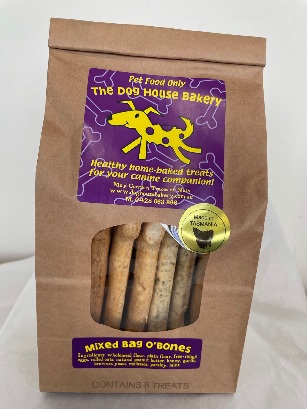Our Great Value Pack !  Save when you choose 3 bags from our Large Bone range - Mixed Bag O'Bones, Tricky Treats, Dogs Breakfast, Itchy Scratchy, Chicken Chews, Liver Lover, and Breath Busters.